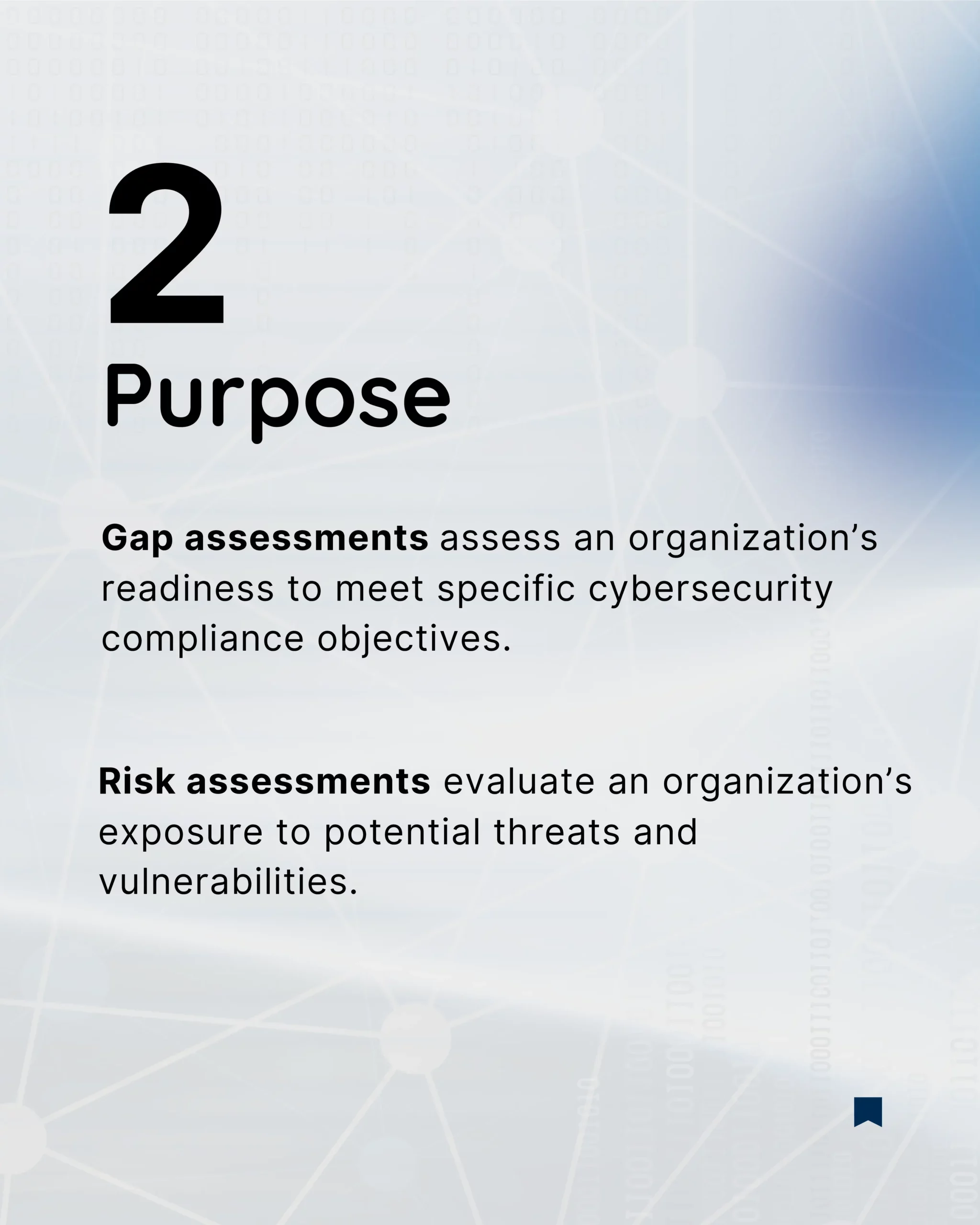 Differentiating  gap & risk assessments  in cyber security compliance 2-3
