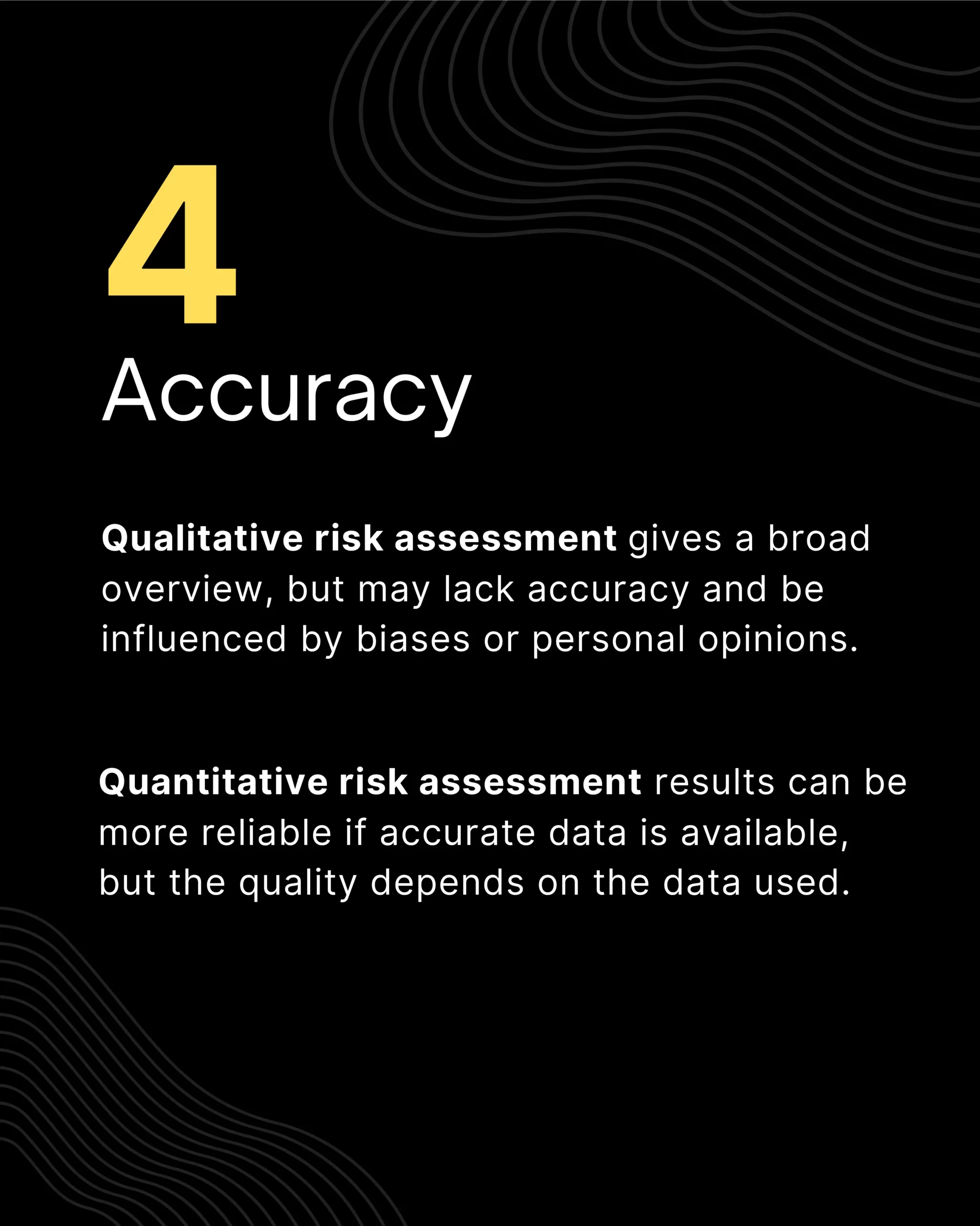 4 Differences between qualitative & quantitative  risk assessments-5