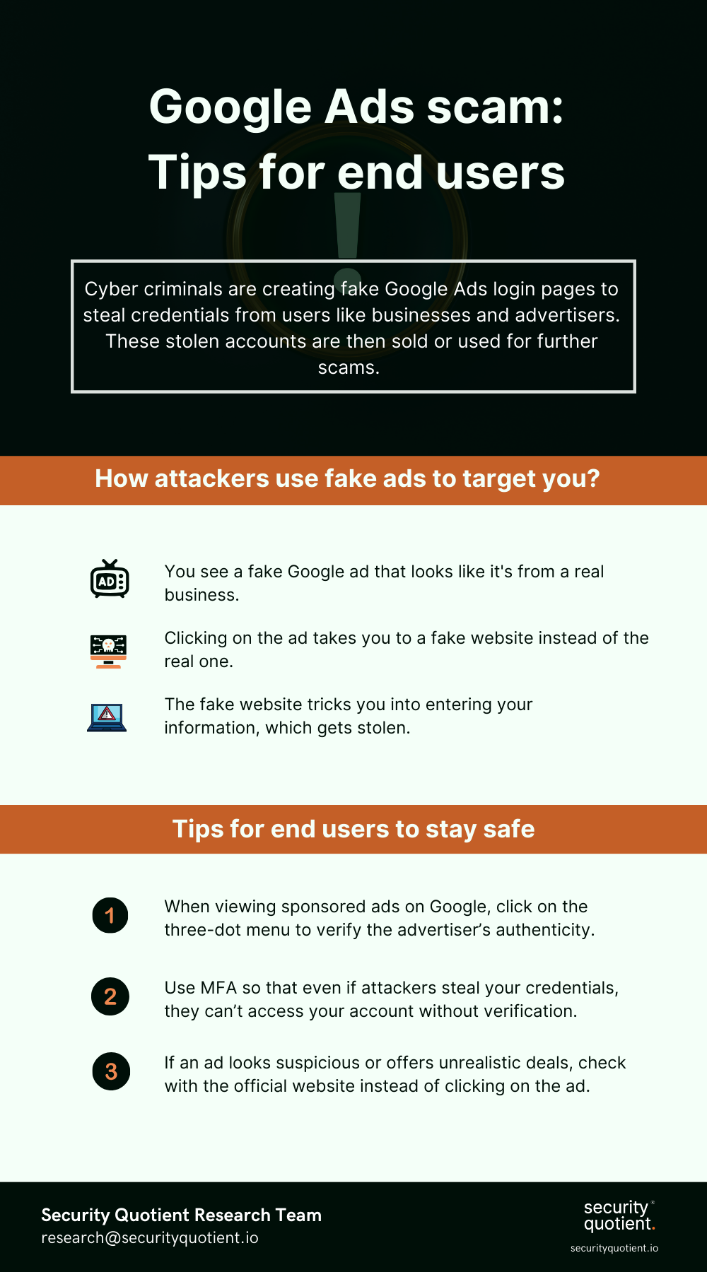 Google Ads scam_Tips for end users