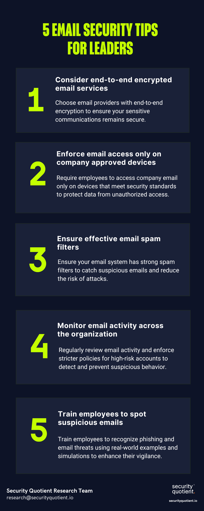 5 email security tips for leaders 5 email security tips for leaders