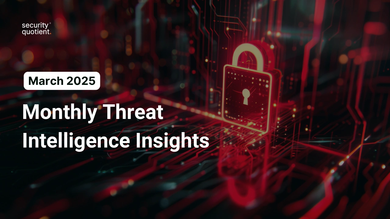 Monthly Threat Intelligence Insights–March